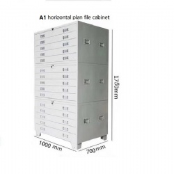 A1 horizontal plan file cabinet