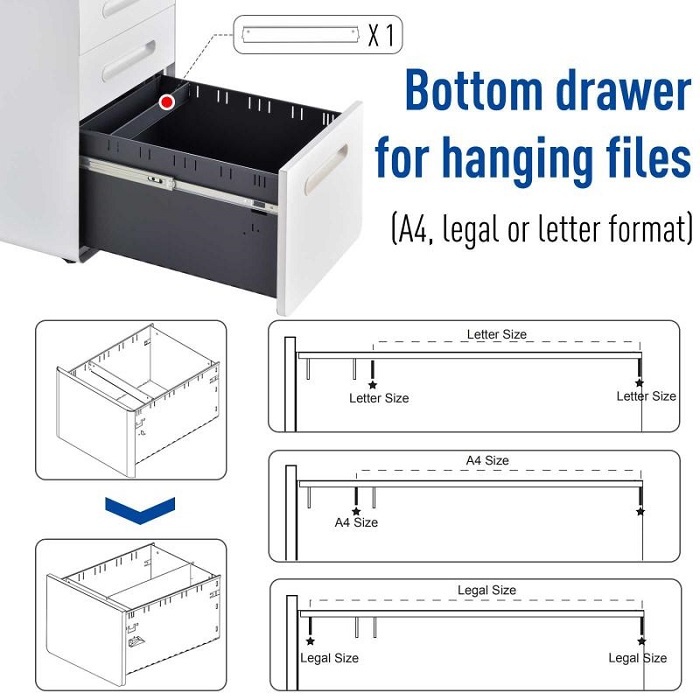 Steel Office Furniture Vanguard File Cabinet Locks for Sale - China Mobile  Pedestal, Drawer Cabinet