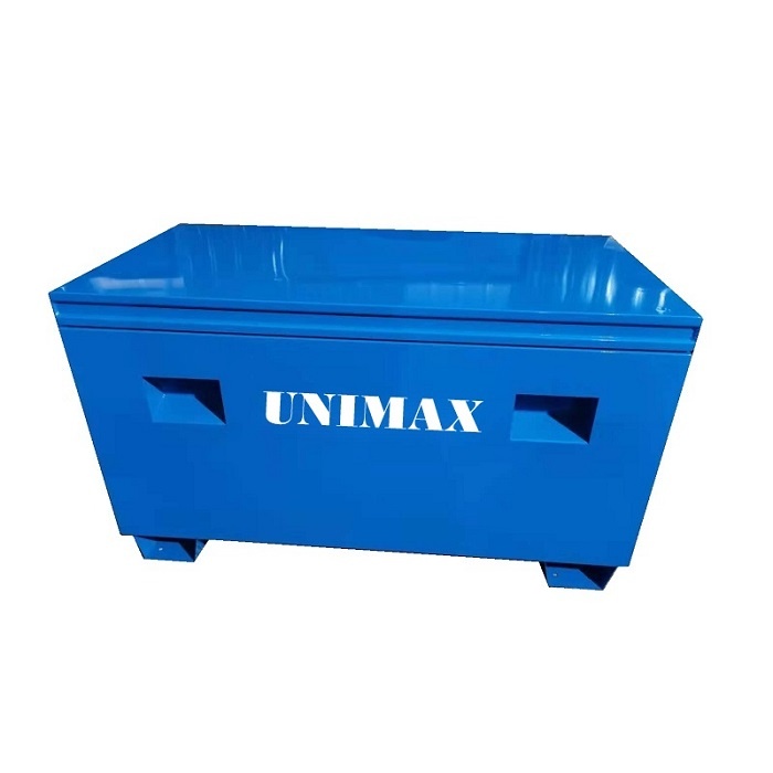 Steel Job site box blue color Industrial extremely heavy duty