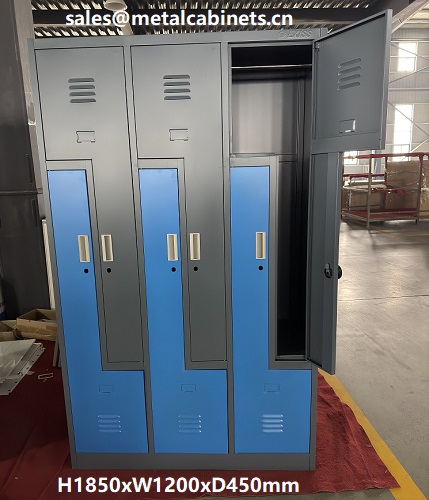 6 door step door metal locker