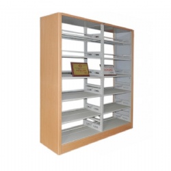 Double Sided library storage shelving