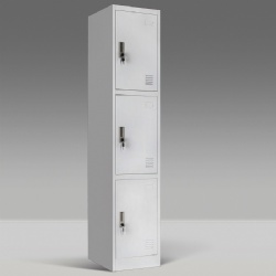 3 Tier Unassembled Steel Locker