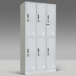 6 Doors Clothes Storage Locker
