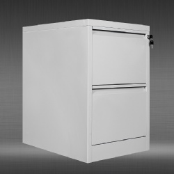 2 Drawers Vertical Steel Lockable Filing Cabinet