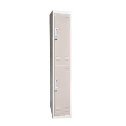 2 Compartment Locker KD Ivory Karoo