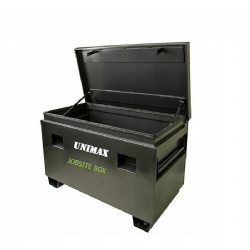 Steel Jobsite Tool Box black Heavy Duty