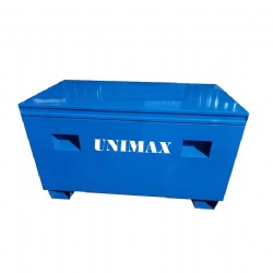 Steel Job site box blue color Industrial extremely heavy duty